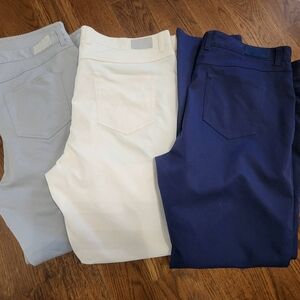 Peter Millar 40x32 Navy Blue, Cream, and Gray Eb66 Pants.